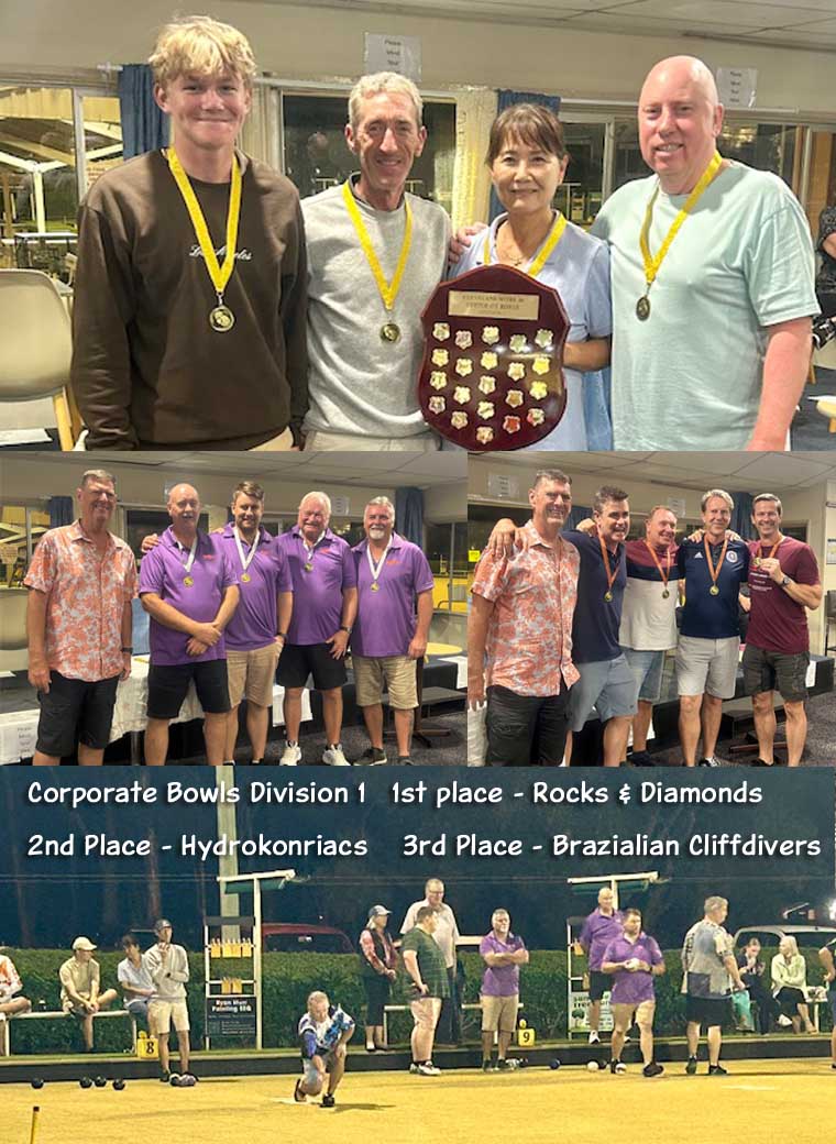 Corporate Bowls Division 1 Winners 2024 Photos